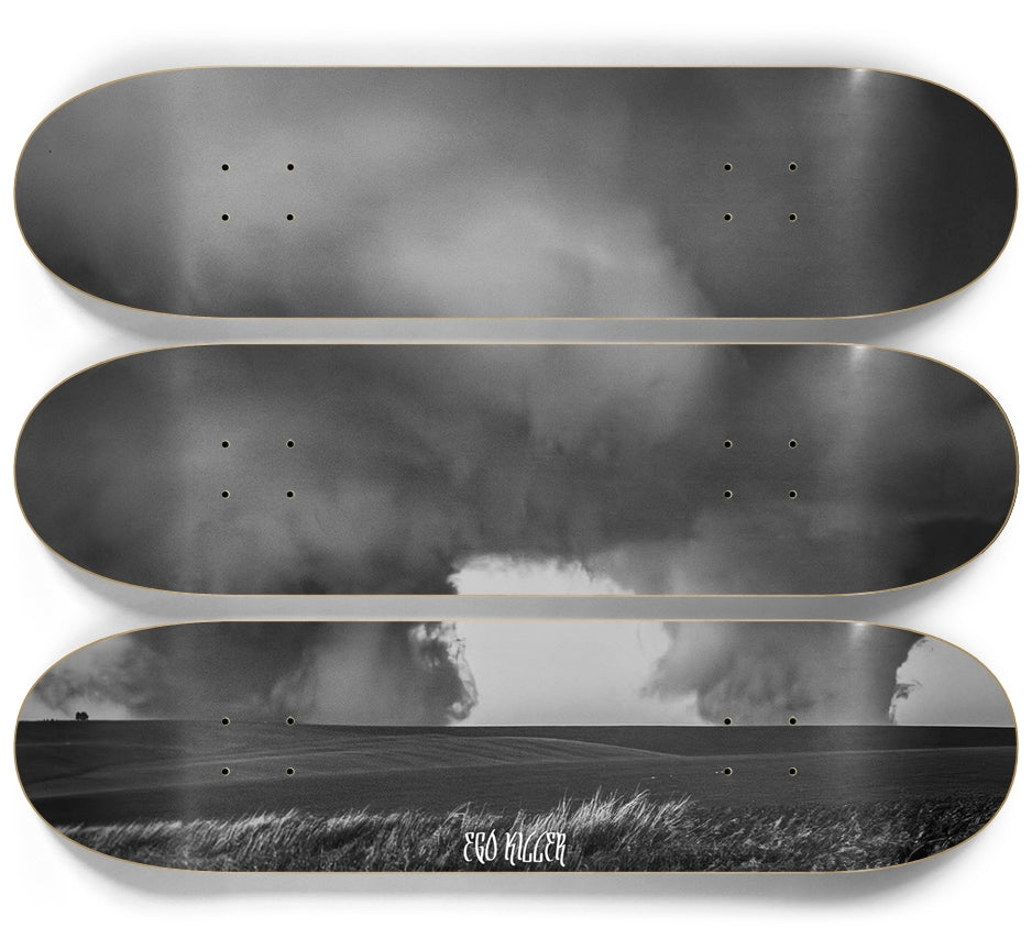 A gorgeous double twister in the NW plains. Eternal gratitude to Stephen..